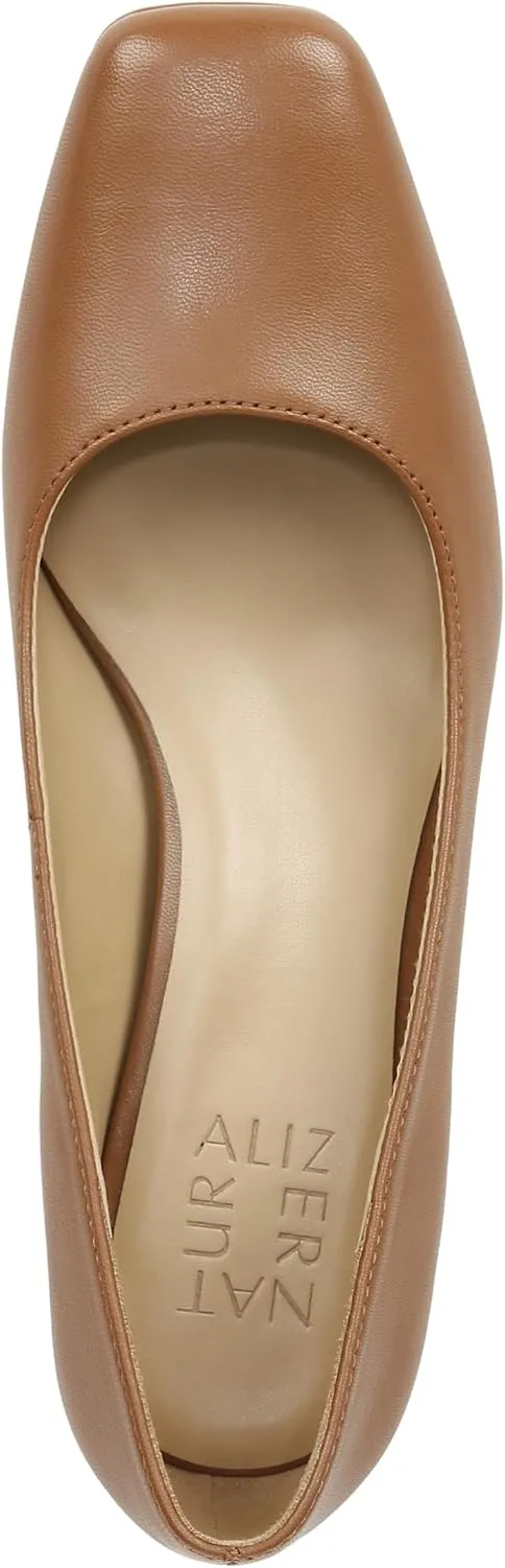 Naturalizer Women's Karina Low Block Heel Square Toe Pump