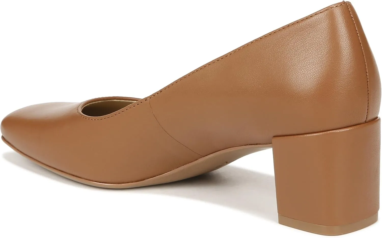 Naturalizer Women's Karina Low Block Heel Square Toe Pump