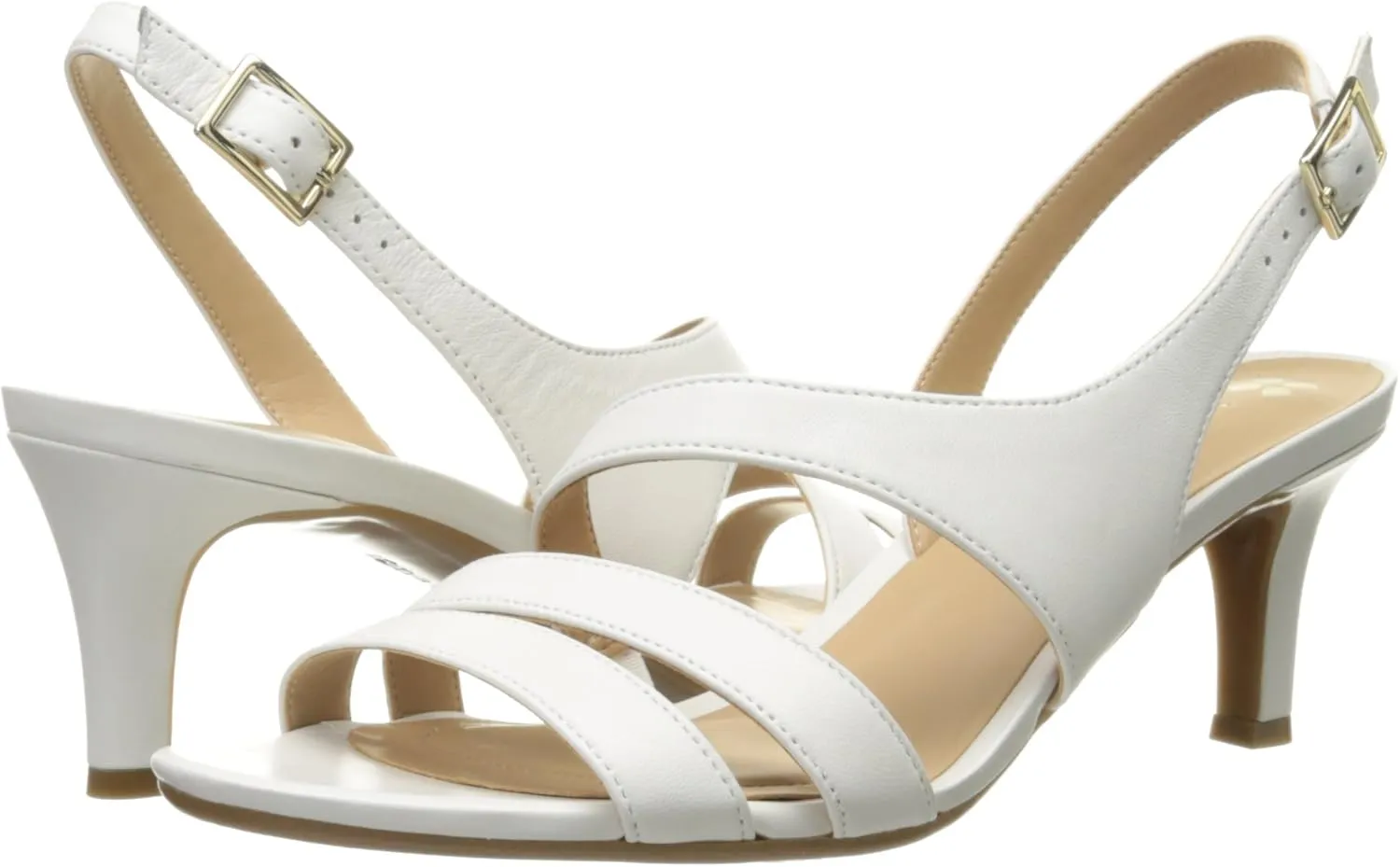 Naturalizer Women's Taimi Strappy Mid Heel Slingback Dress Sandal