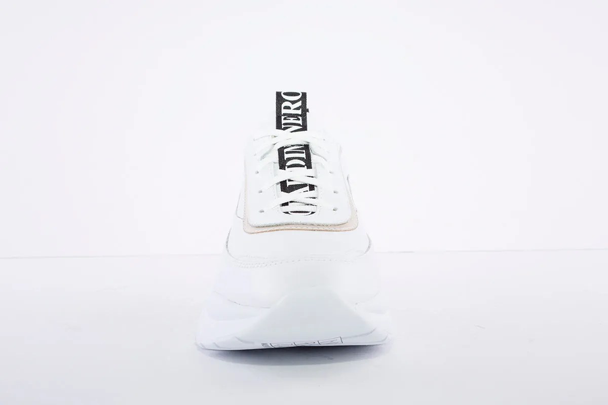 NeroGiardini - E115200D Wedge Laced Leather Sneakers - White