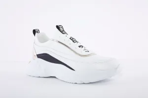 NeroGiardini - E115200D Wedge Laced Leather Sneakers - White