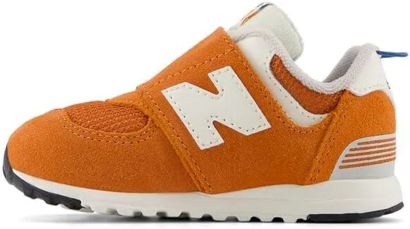 New Balance Kids' 574 V1 New-B Hook and Loop Sneaker