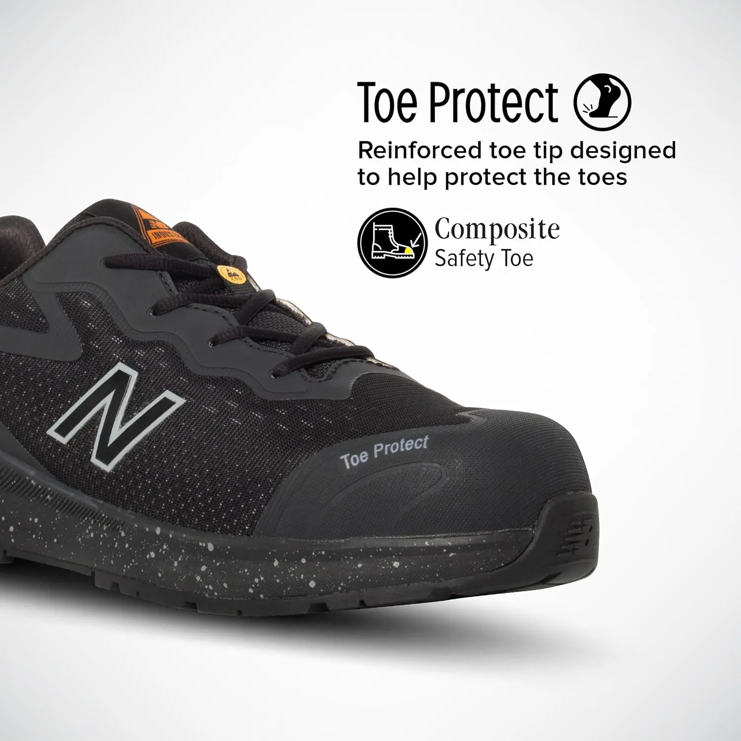 New Balance Logic Composite Toe Shoes for Men - Non-Slip, Electric Hazard, Puncture Resistant - Industrial, Construction Work