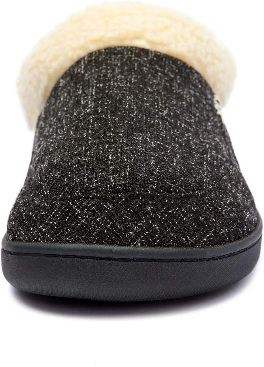 NewDenBer Men's Cozy Memory Foam Slippers Soft Slip on Indoor Outdoor Clog House Shoes