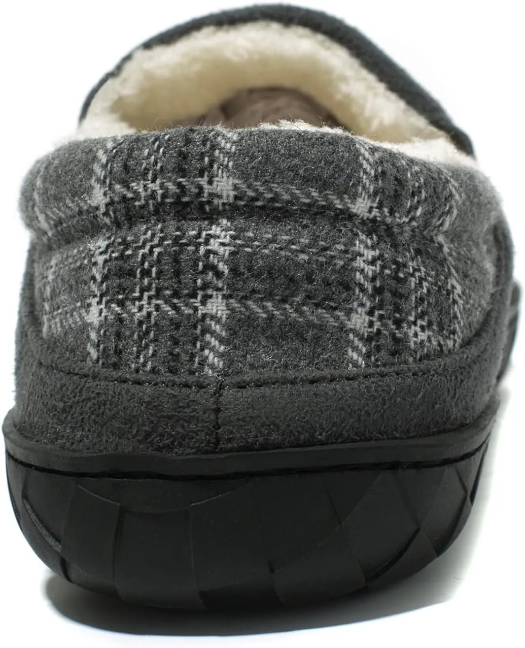 NewDenBer Men's Moccasin Slippers Warm Memory Foam Suede Soft Plush Lined Slip on Indoor Outdoor House Shoes