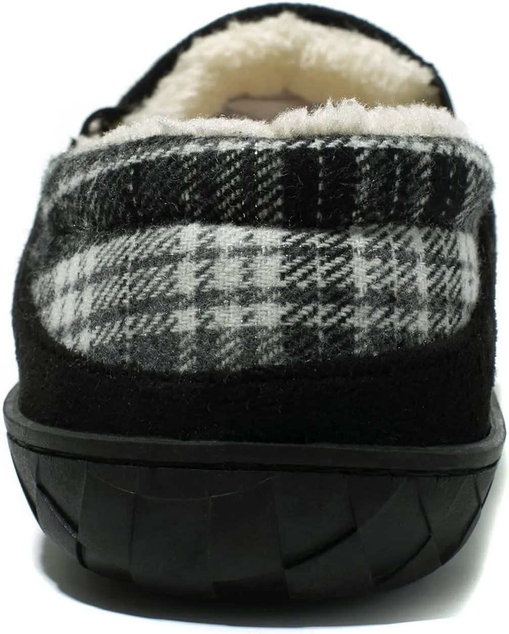NewDenBer Men's Moccasin Slippers Warm Memory Foam Suede Soft Plush Lined Slip on Indoor Outdoor House Shoes