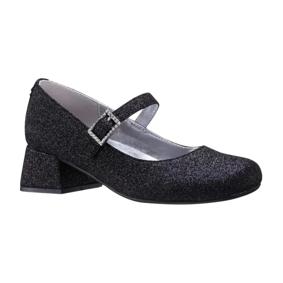 Nina Girl's Mila Black Glitter