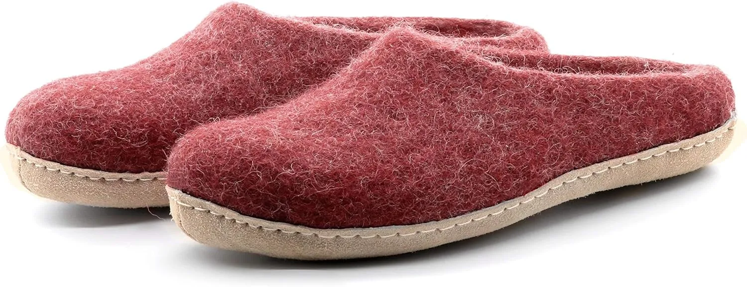 Nootkas Women's Felted Merino Wool 'Astoria' Mule House Slipper