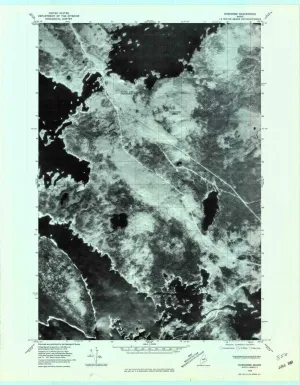 Norcross ME topo map, 1:24000 Scale, 7.5 X 7.5 Minute, Historical, 1978, Updated 1981, 27.7 x 21.5 in