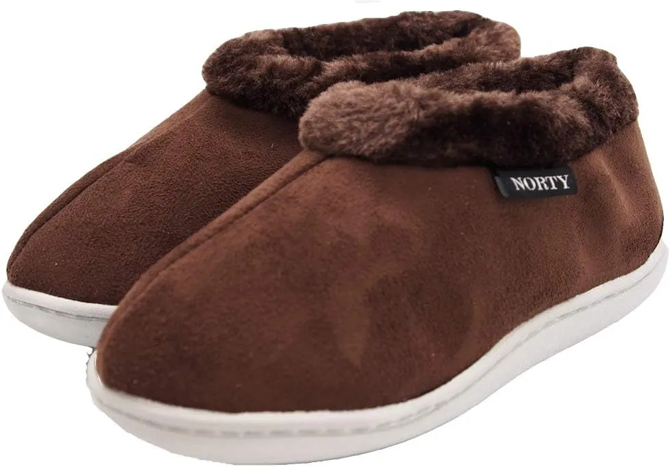 NORTY - Toddler Little Kid Big Kid Girls Fleece Memory Foam Slip On Indoor Slippers
