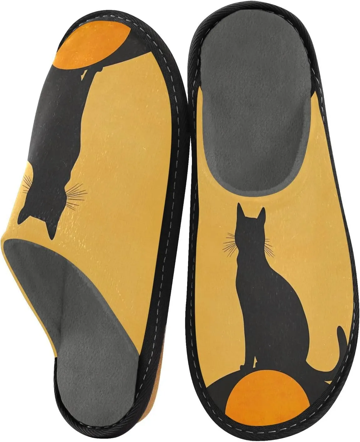 ODAWA Sloth Tree Party Ladies Slippers House Memory Foam Warm Slip on House Shoes