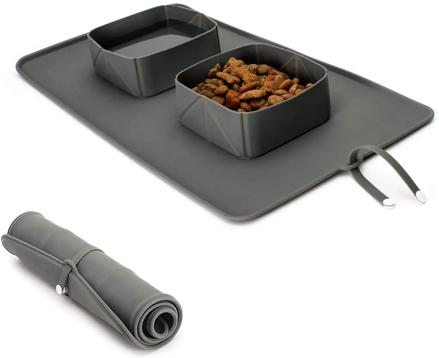 On-the-Go Paws: Portable Foldable Pet Bowl with a Carry bag
