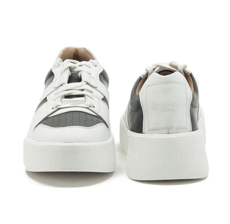 oval white & black