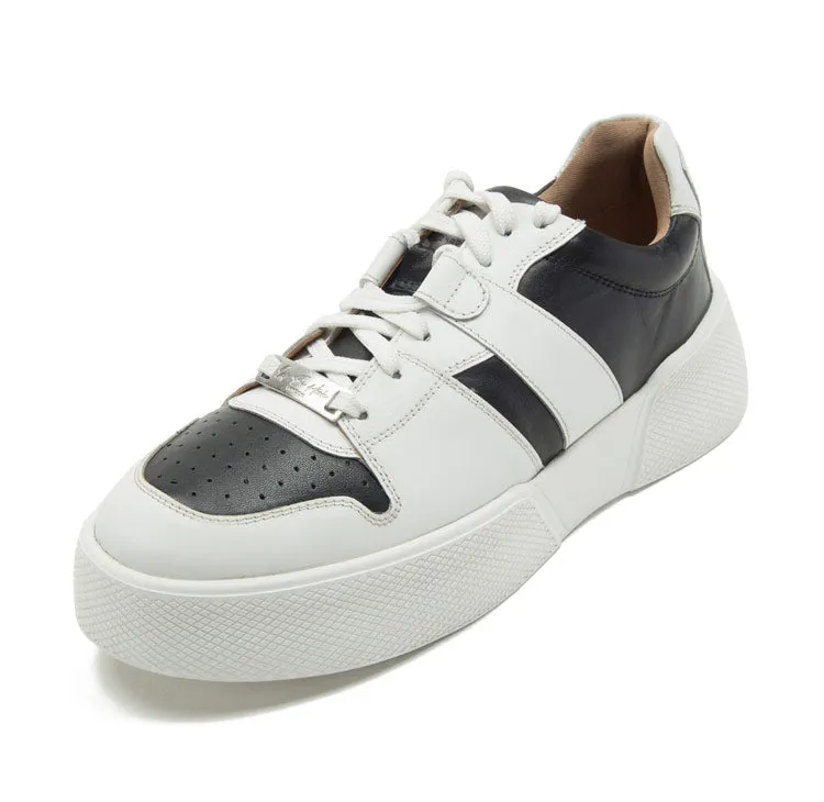 oval white & black