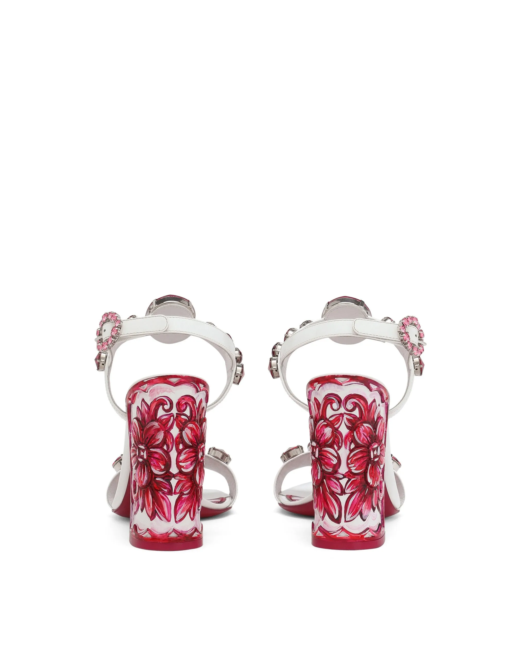 Patent leather sandals
