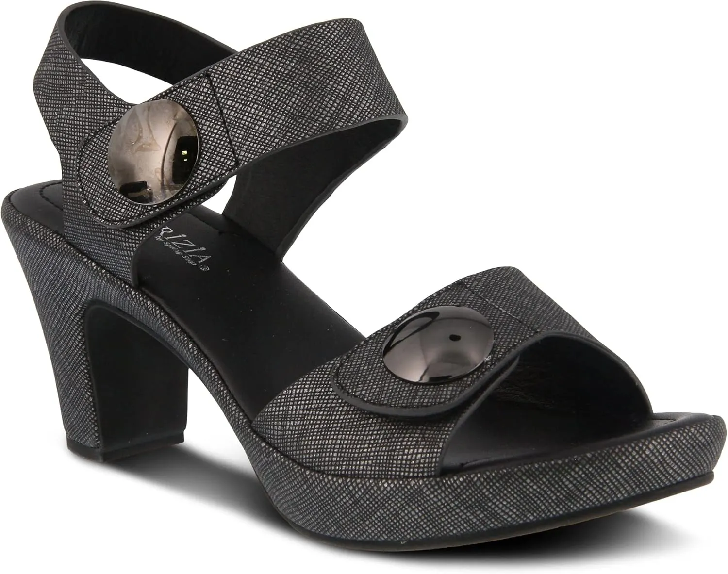 PATRIZIA Spring Step Dade Sandals for Women - Ladies Casual Platform Sandal with Hook and Loop - Slip-On Womens Sandals for Any Event