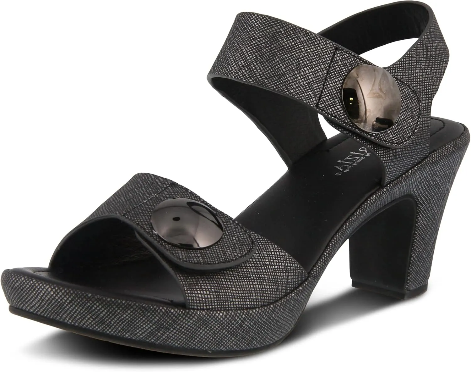 PATRIZIA Spring Step Dade Sandals for Women - Ladies Casual Platform Sandal with Hook and Loop - Slip-On Womens Sandals for Any Event