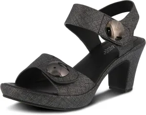 PATRIZIA Spring Step Dade Sandals for Women - Ladies Casual Platform Sandal with Hook and Loop - Slip-On Womens Sandals for Any Event