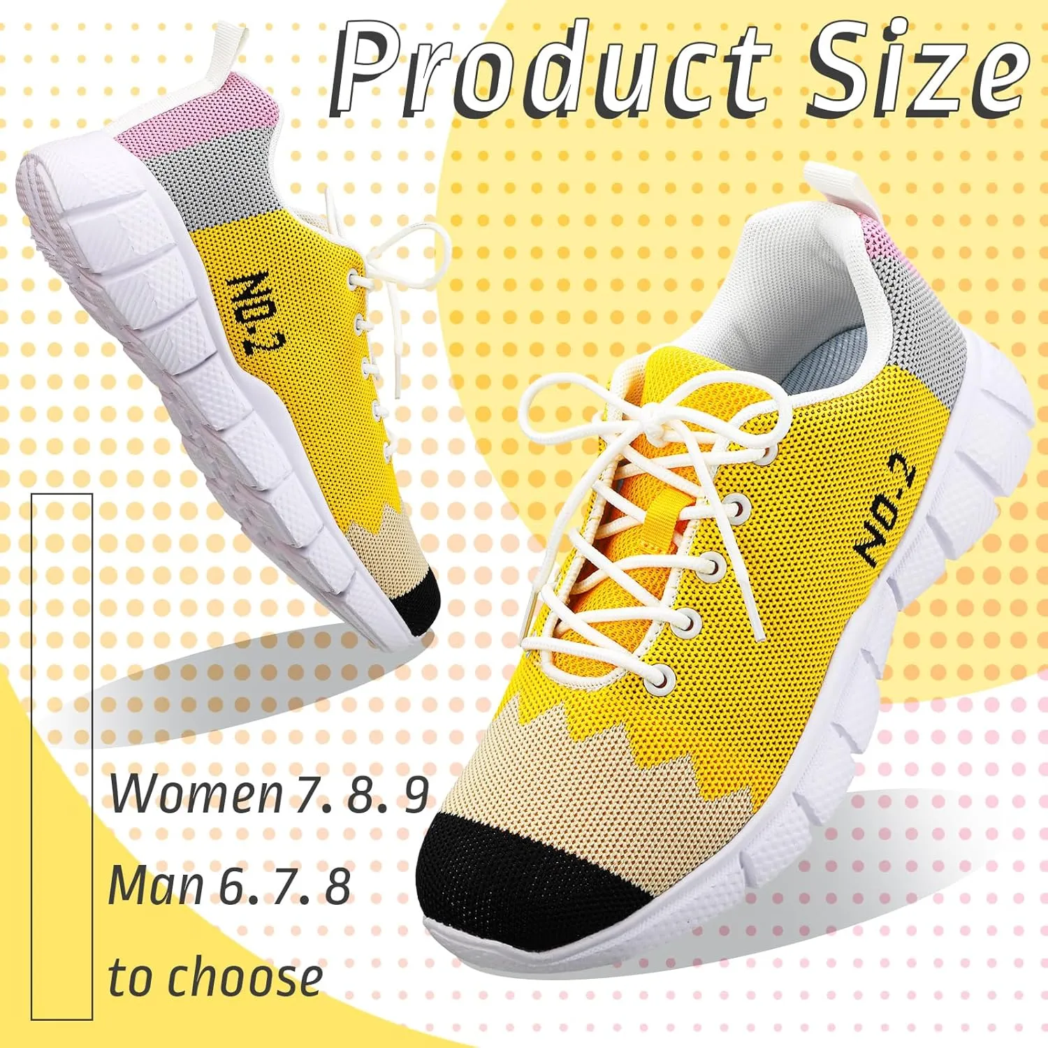 Pencil Shoes for Women Lightweight Breathable Casual Soft Sole Mesh Shoes Slip-on Sneakers Back to School Teacher