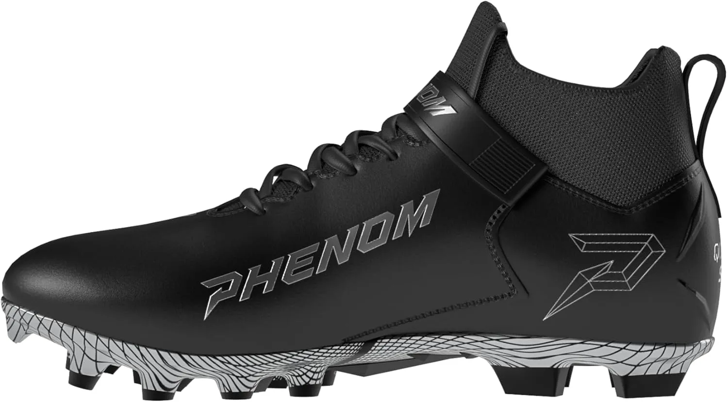 Phenom Elite Quantum Force Mid Skill Football Cleats – High-Performance Lineman Cleats | SprintSense Traction