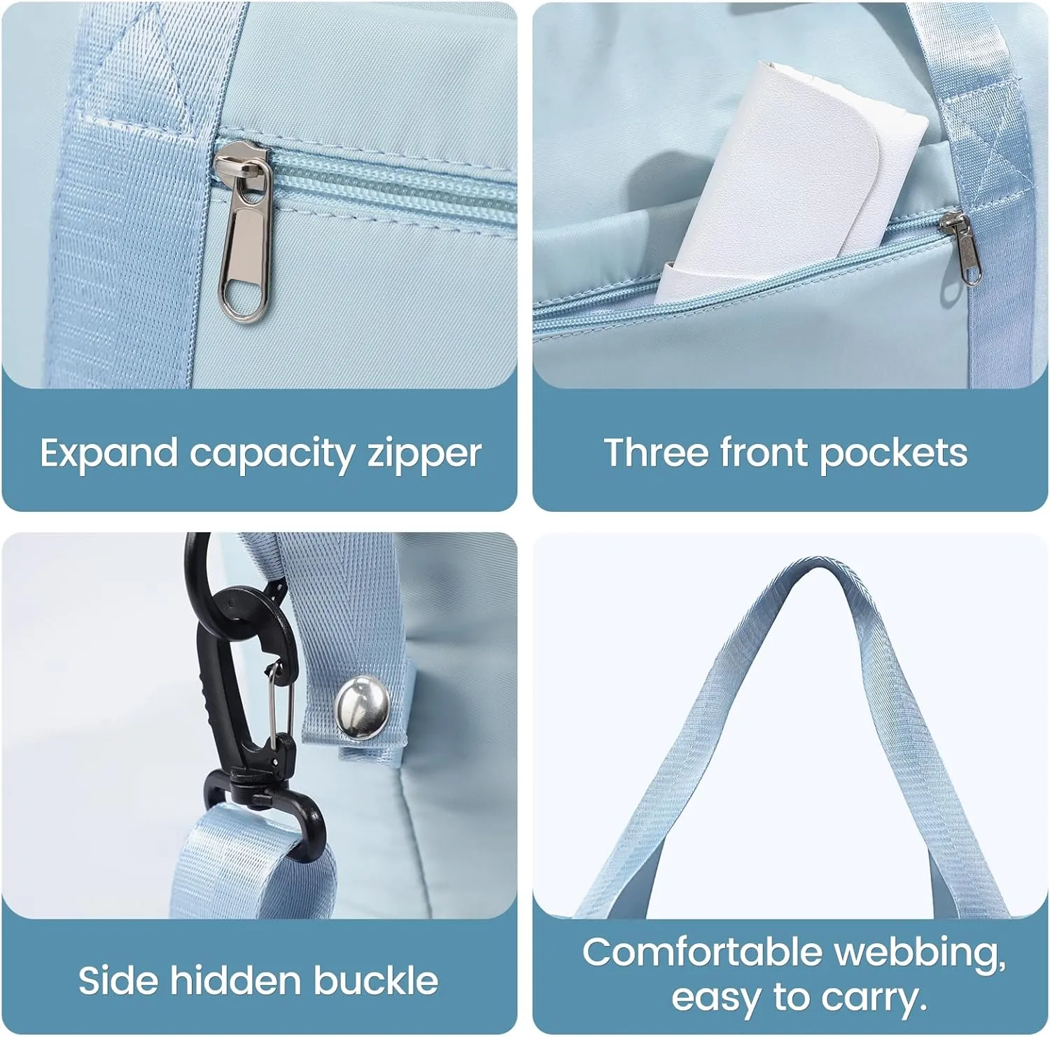 Pool Travel Duffle Bag - Overnight Shoulder Bag for Women, Waterproof Weekender Bag Carry On Tote Bags Sports Tote Gym Bag for Women