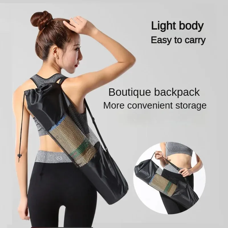 Portable Oxford Cloth Yoga Mat Bag, Adjustable & Foldable