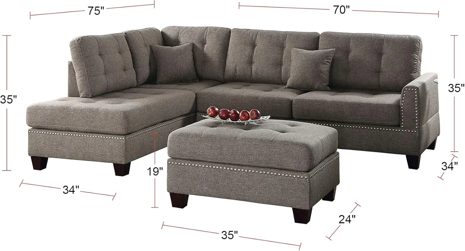 Poundex PDEX- Sofas, Coffee