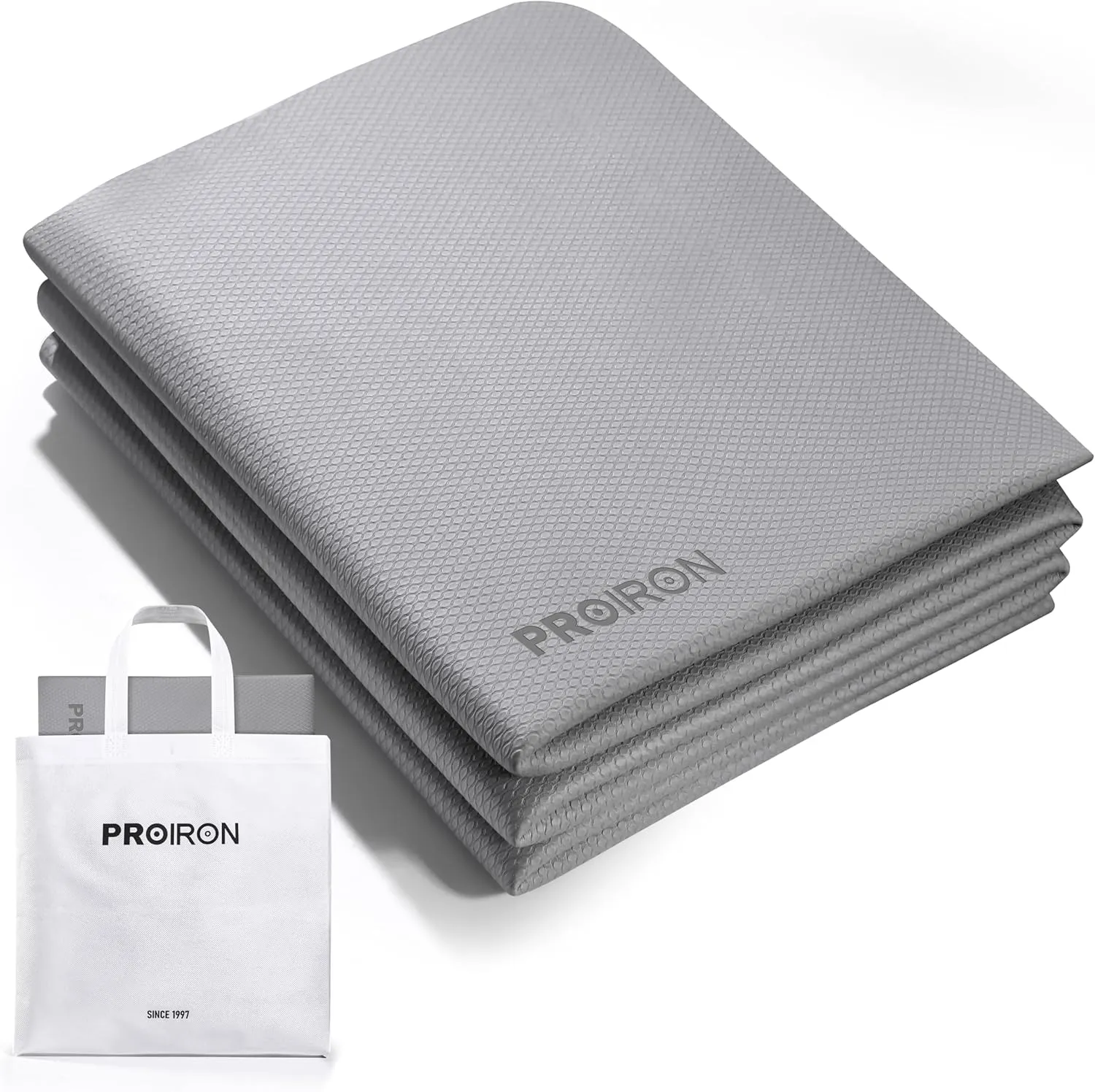 PROIRON Foldable 72“x24"x0.24”(6mm) TPE Yoga Mat,NOT PVC!!!-Folding Yoga Mat Thick for Home Workout & Travel, Eco-Friendly TPE Non Slip Yoga Mats with Storage Bag,Portable Yoga Mat for Home Gym, Pilates, Fitness,Stretching
