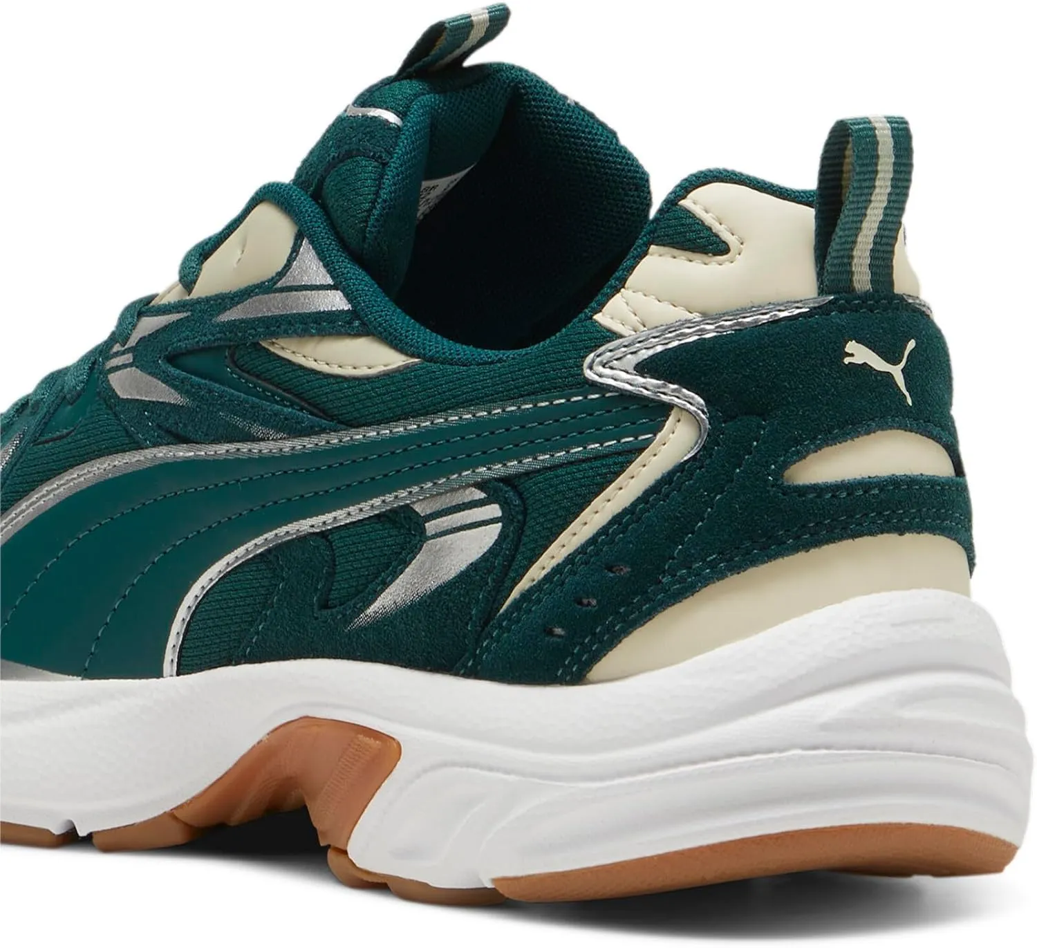 PUMA Men's Milenio Tech Shoes, Dark Myrtle-Alpine Snow, 14