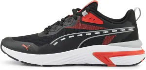 PUMA Men's Supertec Signature Sneaker,Black Red,12
