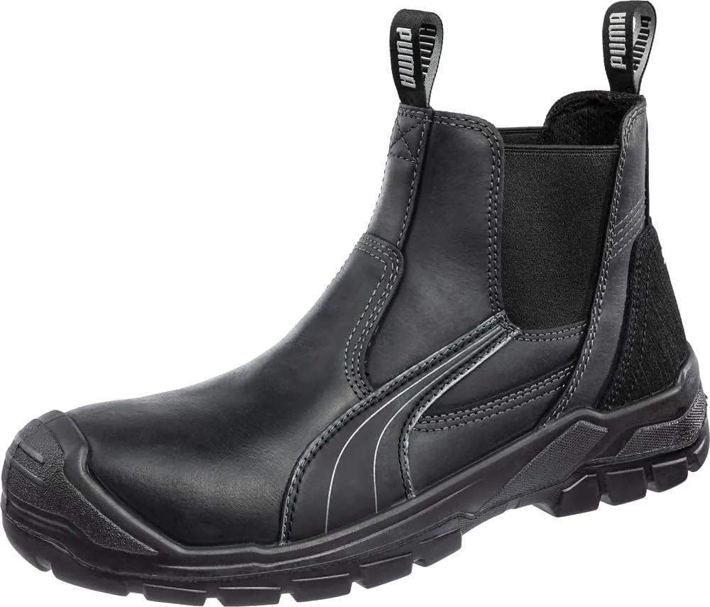 PUMA Men's Tanami Double Gore Black Soft Toe Mid Industrial Shoe