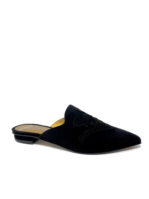 "Hanae" Suede Mules