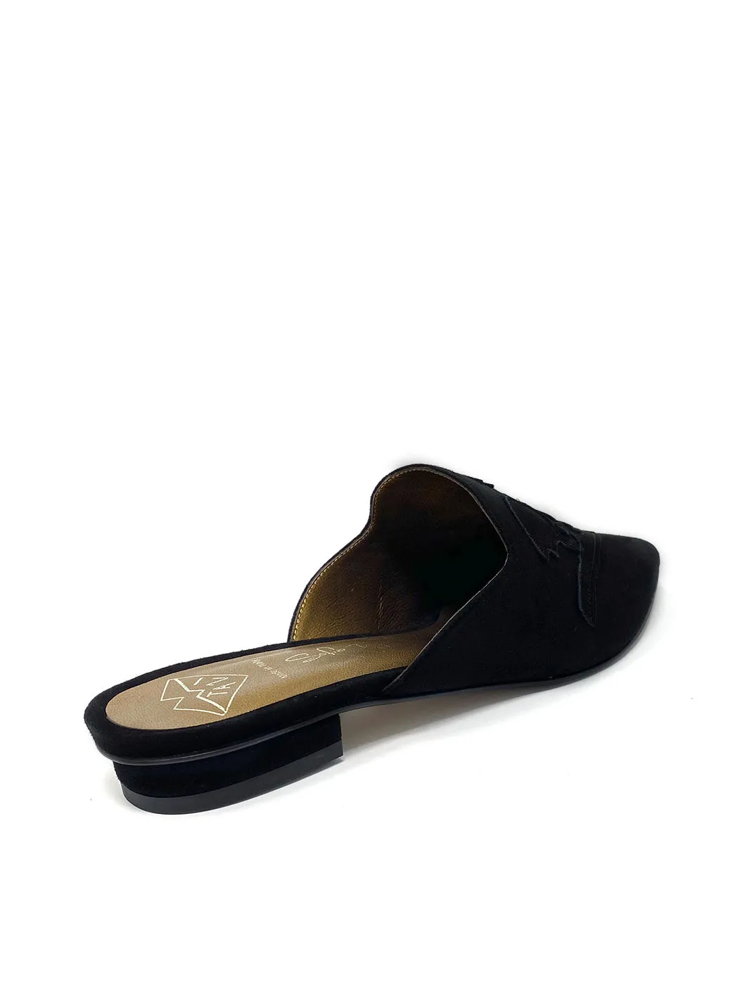 "Hanae" Suede Mules