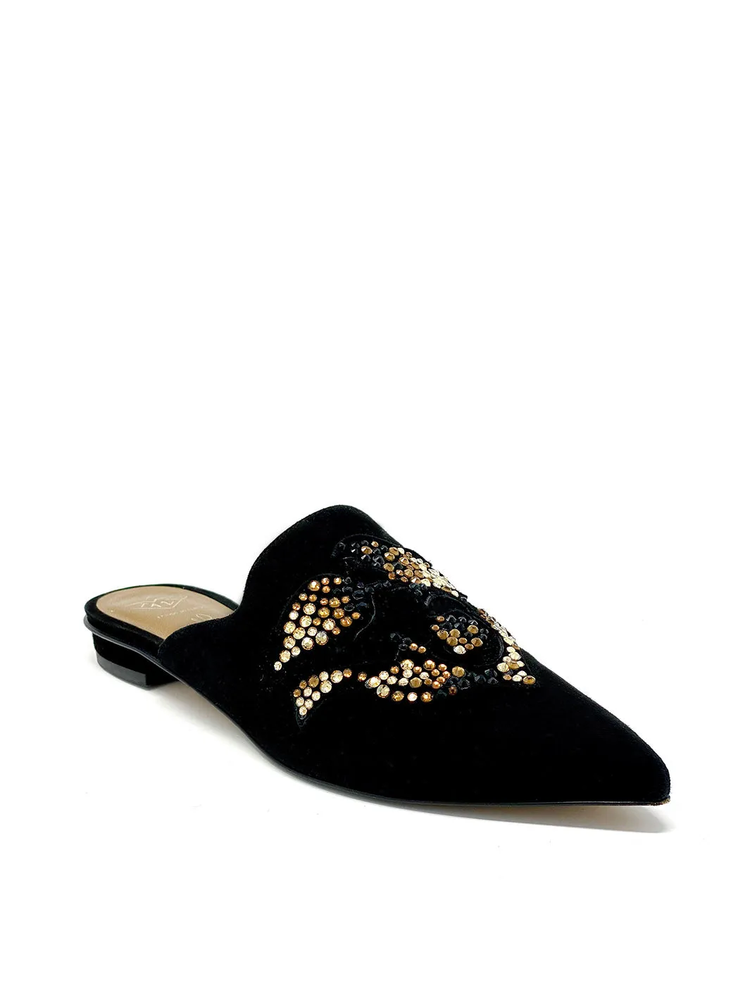 "Karima" Suede Mules