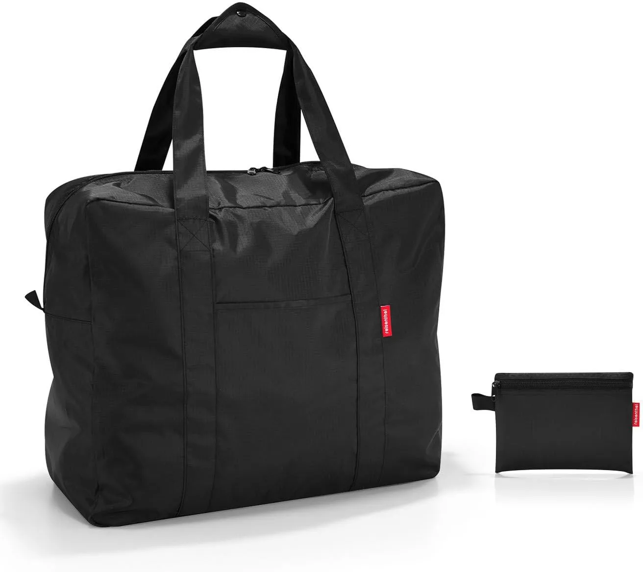 reisenthel mini maxi touringbag - foldable compact travel bag with trolley slip-on function - water repellent fabric