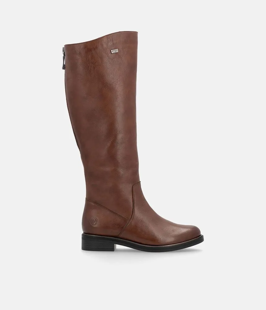 Remonte Beautiful Brown Leather Long Boots