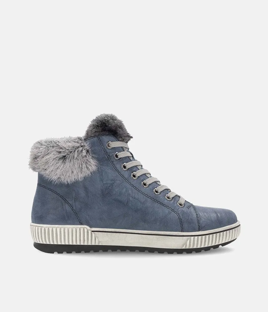 Remonte Practical Warm Blue Winter Boots