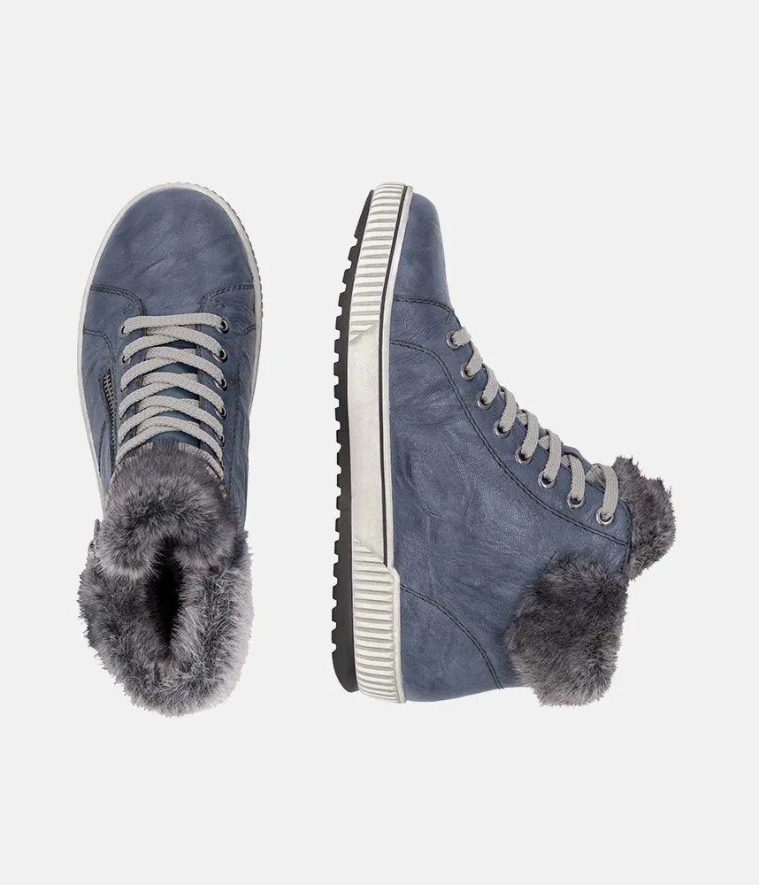 Remonte Practical Warm Blue Winter Boots