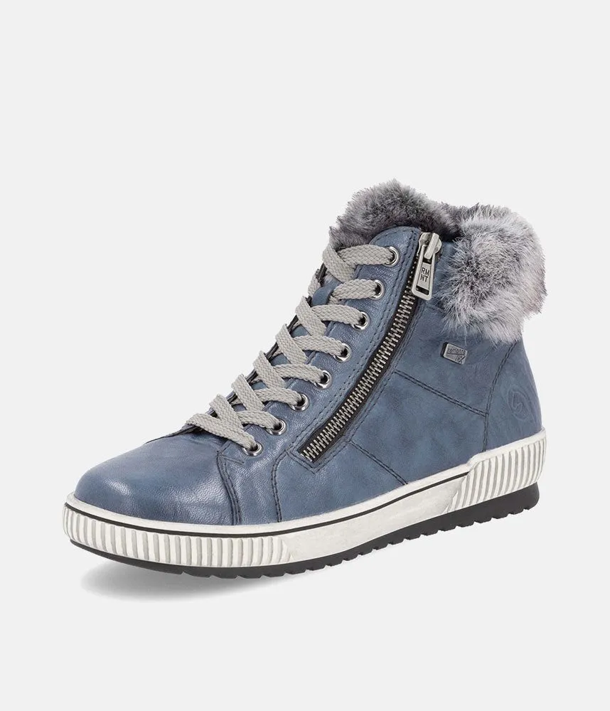Remonte Practical Warm Blue Winter Boots