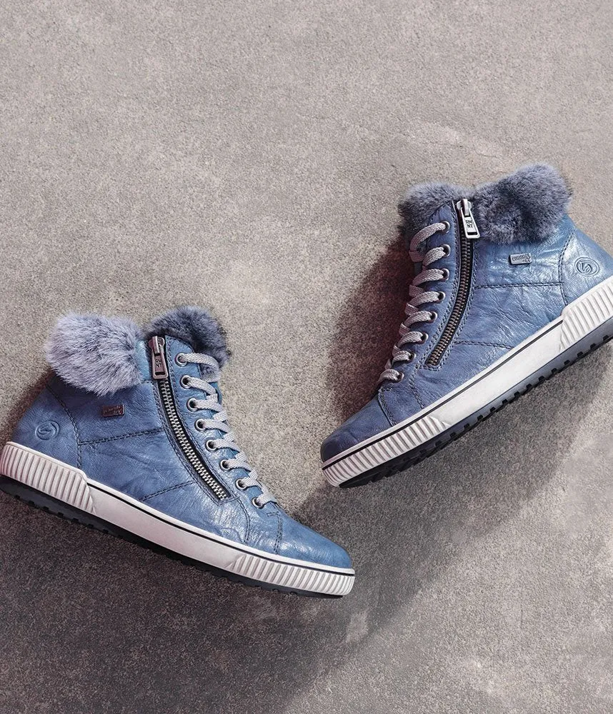 Remonte Practical Warm Blue Winter Boots