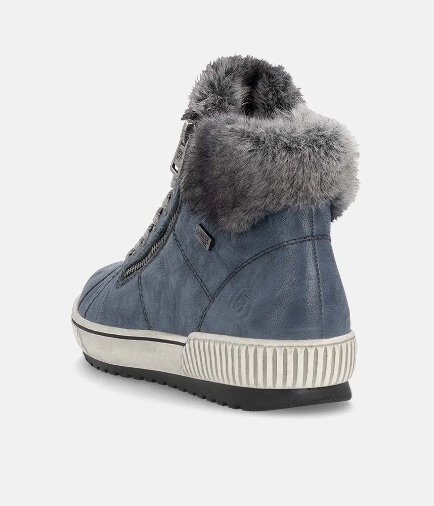 Remonte Practical Warm Blue Winter Boots