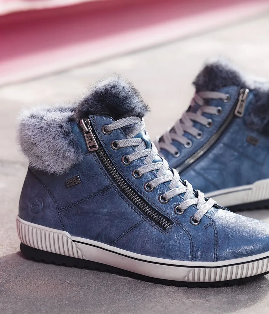Remonte Practical Warm Blue Winter Boots