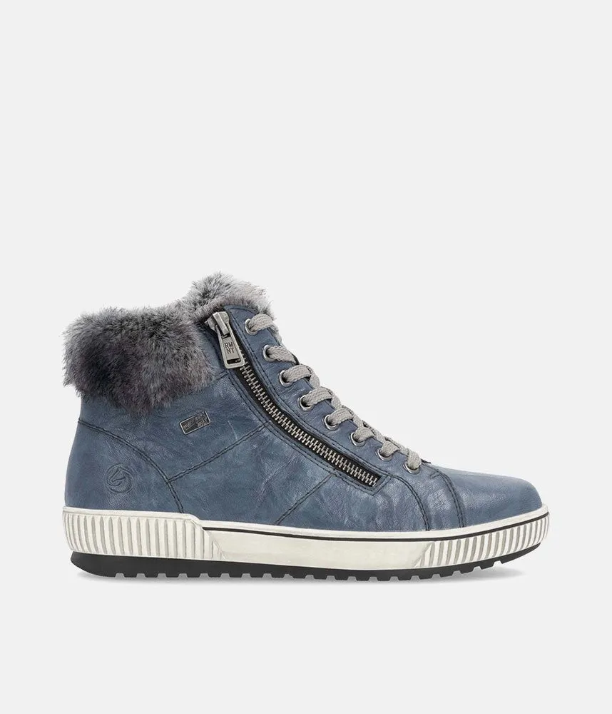 Remonte Practical Warm Blue Winter Boots