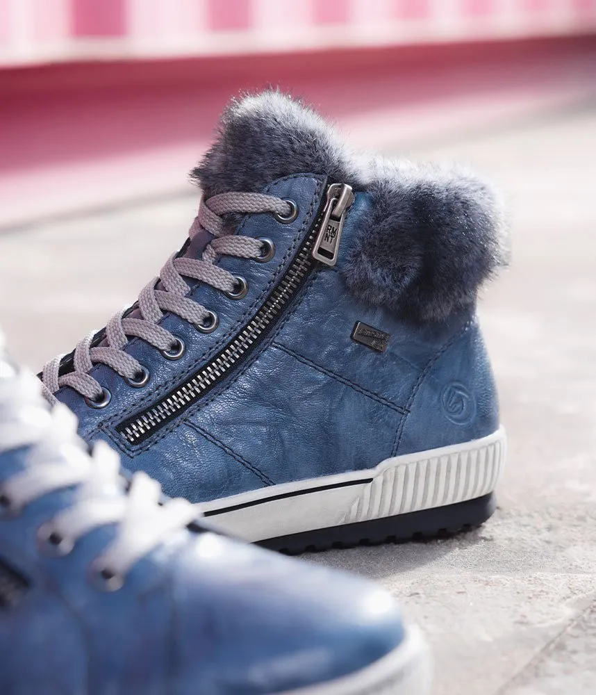 Remonte Practical Warm Blue Winter Boots