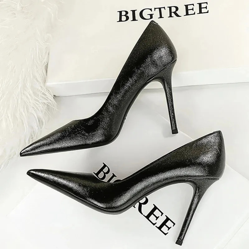 Retro Elegant Banquet High Heels Women's Shoes Stilettos Heels