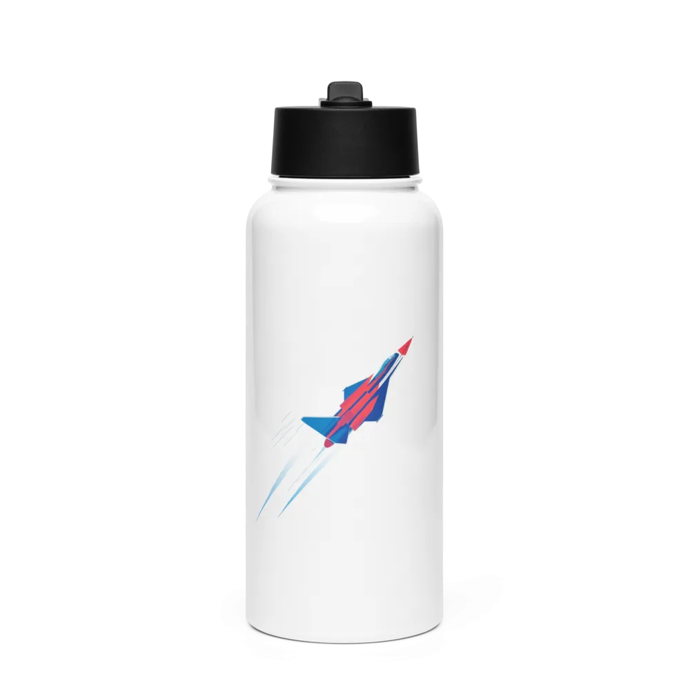 Rocket Launch Stainless Steel Water Bottle