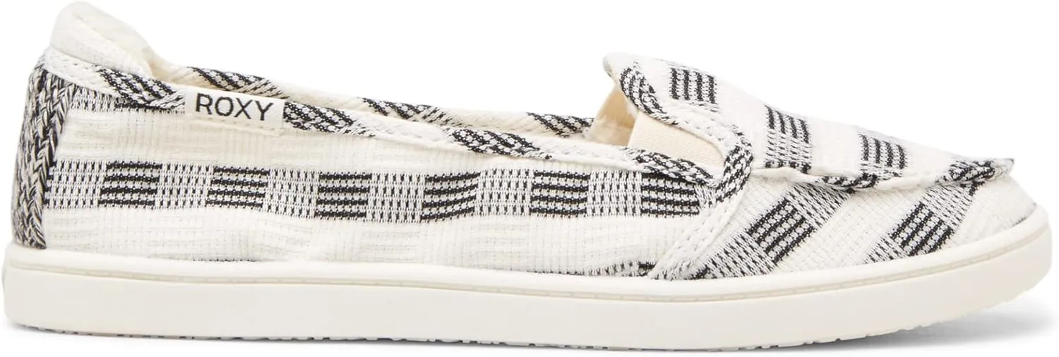 Roxy Women's Minnow Faux Fur Slip on Sneaker Shoe