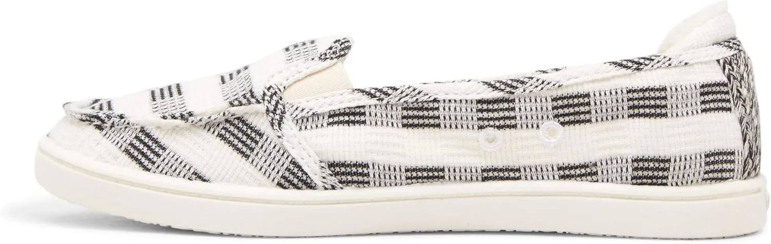 Roxy Women's Minnow Faux Fur Slip on Sneaker Shoe