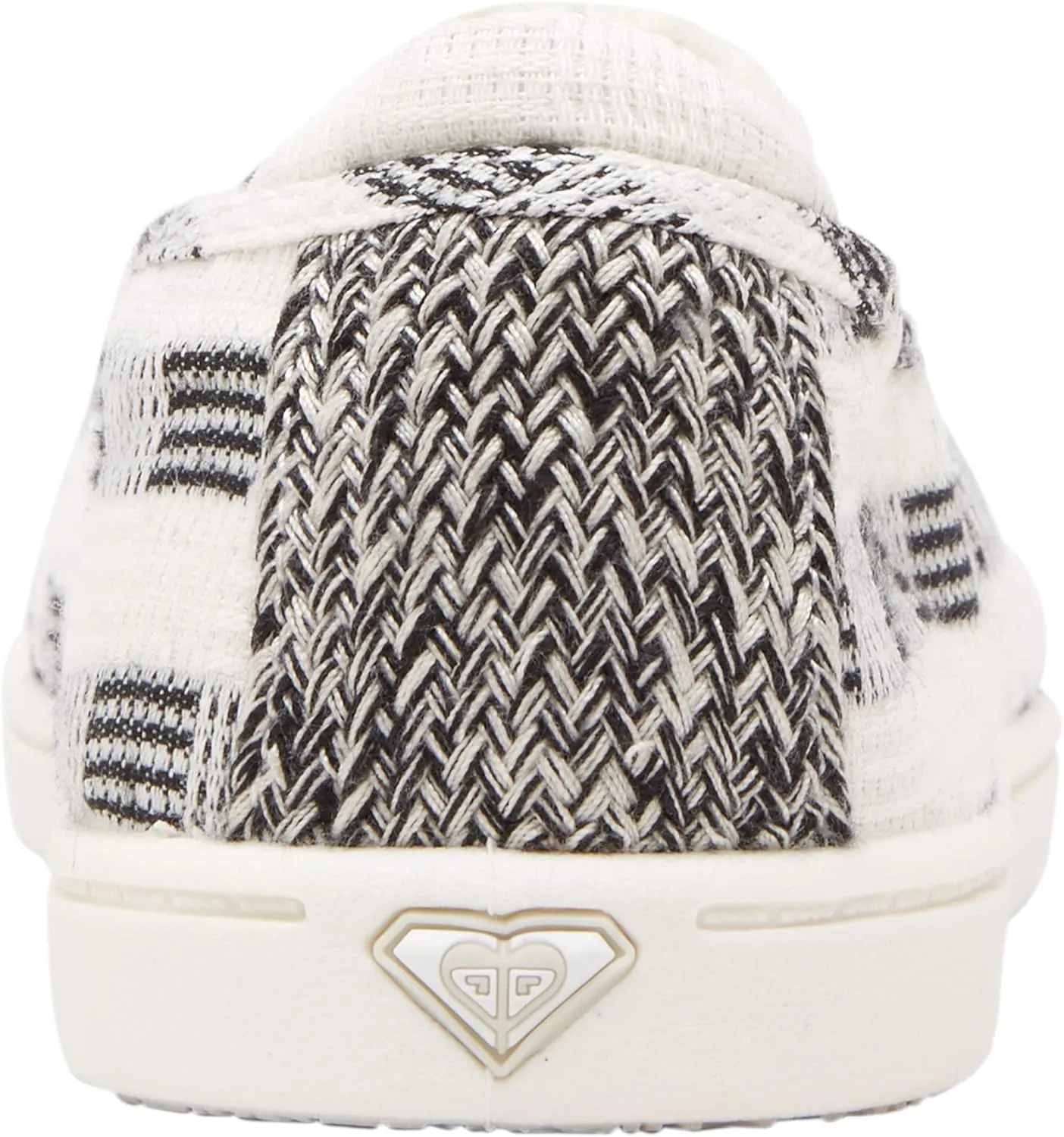Roxy Women's Minnow Faux Fur Slip on Sneaker Shoe