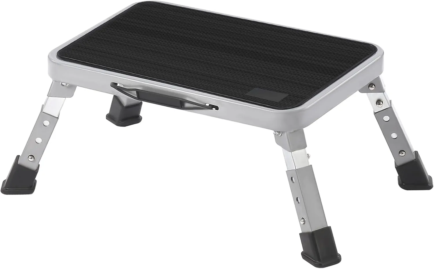 RV Steps,Foldable Step Stool, Height Adjustable Metal Step Stool,Heavy Duty RV Entry Steps with Non-Slip Rubber Feet and Platform,Camper Step Supports Up to 330 lb,Step Ladder for Adults